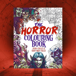 The Horror Colouring Book in de groep Creëren & Hobby / Boeken / Kleurboeken voor volwassenen bij Voorcrea (129244)