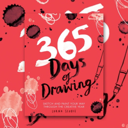 365 Days of Drawing in de groep Creëren & Hobby / Boeken / Inspiratieboeken bij Voorcrea (129253)