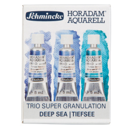 Horadam Super Granulation Set Deep Sea in de groep Kunstenaarsmateriaal / Kunstenaarsverf / Aquarelverf bij Voorcrea (129297)