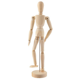 Ledenpop man 30cm in de groep Kunstenaarsmateriaal / Kunstenaarstoebehoren / Gereedschap en toebehoren bij Voorcrea (129369)