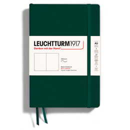 Notebook A5 Softcover Forest Green in de groep Papier & Blokken / Schrijven en noteren / Notitieboeken bij Voorcrea (129439_r)