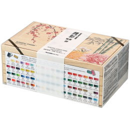 Gansai Tambi Aquarel 100-set in de groep Kunstenaarsmateriaal / Kunstenaarsverf / Aquarelverf / Aquarelverf in napje bij Voorcrea (129541)