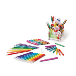 Coloring set 50-pack in de groep Kids / Kinderpotloden en -stiften / Viltstiften voor kinderen bij Voorcrea (129640)