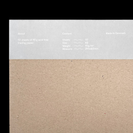 Tracing Paper Pad 90g A3 in de groep Papier & Blokken / Tekenblokken / Tracing en calqueren bij Voorcrea (129942)