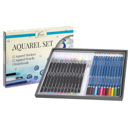 Aquarelset 25st. in de groep Kunstenaarsmateriaal / Kunstenaarssets / Beginnersets bij Voorcrea (130035)