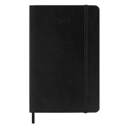 12M Monthly Kalender Softcover Pocket Black in de groep Papier & Blokken / Kalenders en agenda's / 12 maanden agenda's bij Voorcrea (130190)