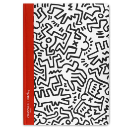Keith Haring Limited Edition Sketchbook A5 in de groep Papier & Blokken / Tekenblokken / Schetsboeken bij Voorcrea (130247)