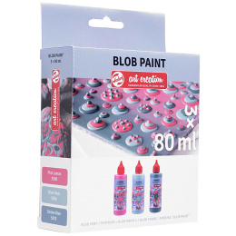 Blob Paint set Pink in de groep Kunstenaarsmateriaal / Kunstenaarsverf / Acrylverf bij Voorcrea (130281)