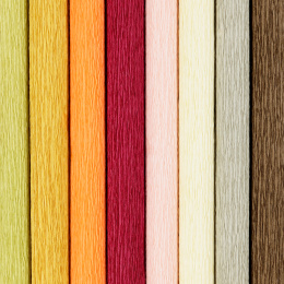 Crêpepapier Diepe kleuren 8 vel in de groep Papier & Blokken / Tekenblokken / Gekleurd papier bij Voorcrea (130292)