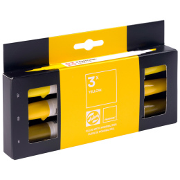 Marker 3-set Yellow in de groep Pennen / Kunstenaarspotloden en -stiften / Illustratiemarkers bij Voorcrea (130478)