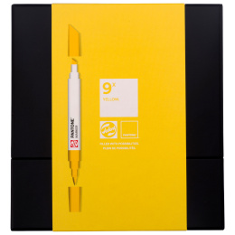 Marker 9-set Yellow in de groep Pennen / Kunstenaarspotloden en -stiften / Illustratiemarkers bij Voorcrea (130483)