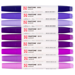 Marker 9-set Purple in de groep Pennen / Kunstenaarspotloden en -stiften / Illustratiemarkers bij Voorcrea (130484)