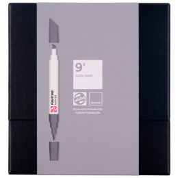 Marker 9-set Cool Gray in de groep Pennen / Kunstenaarspotloden en -stiften / Illustratiemarkers bij Voorcrea (130490)