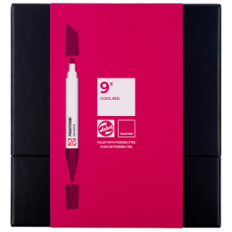 Marker 9-set Cool Red in de groep Pennen / Kunstenaarspotloden en -stiften / Illustratiemarkers bij Voorcrea (130493)