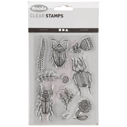 Clear Stamps Insecten in de groep Creëren & Hobby / Hobbytoebehoren / Stempels bij Voorcrea (130560)