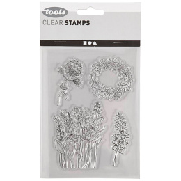 Clear Stamps Planten in de groep Creëren & Hobby / Hobbytoebehoren / Stempels bij Voorcrea (130563)