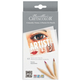 Artist Studio Aquarelpotloden Faces 12-pack in de groep Pennen / Kunstenaarspotloden en -stiften / Aquarelpotloden bij Voorcrea (130578)
