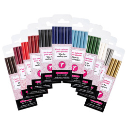 Zegelwas voor pistool Set van 6 in de groep Creëren & Hobby / Creëren / Vernis en Zegel bij Voorcrea (130594_r)