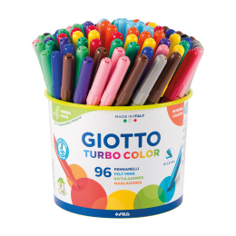 Turbo Color Viltstiften 96-pack in de groep Kids / Kinderpotloden en -stiften / Viltstiften voor kinderen bij Voorcrea (130607)