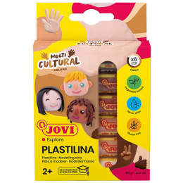 Plastilina Kleiset 6 stuks Skintones 15 g in de groep Kids / Knutselspullen en verf voor kinderen / Creëren met klei bij Voorcrea (130619)
