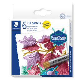 Oliepastel Metallic 6-set in de groep Kunstenaarsmateriaal / Krijt en potloden / Pastelkrijt bij Voorcrea (130651)