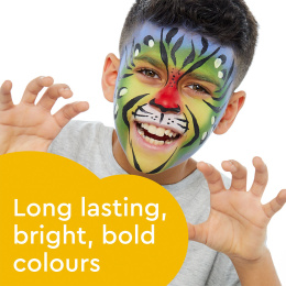 Face colours Professioneel pakket in de groep Kids / Knutselspullen en verf voor kinderen / Gezichtsverf bij Voorcrea (130667)