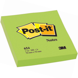 Post-it 76x76 Neongroen in de groep Papier & Blokken / Schrijven en noteren / Post-it en notitieblokjes bij Voorcrea (130678)