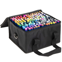 Dual Markers 168-set + opbergtas in de groep Pennen / Kunstenaarspotloden en -stiften / Illustratiemarkers bij Voorcrea (130721)