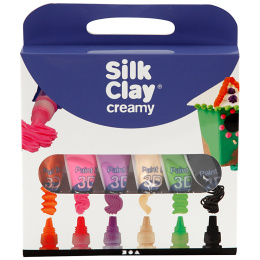 Silk Clay Creamy 6x35ml Set 2 in de groep Creëren & Hobby / Creëren / Modelleren bij Voorcrea (130761)