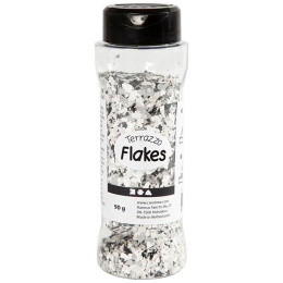 Terrazzo Flakes 90g Donkergrijs in de groep Creëren & Hobby / Creëren / Knutselen en DIY bij Voorcrea (130768)
