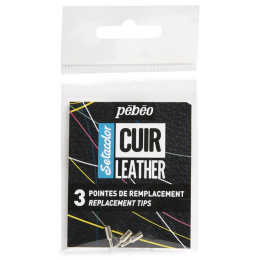Setacolor Cuir Leather Marker Extra 3-pak stiften in de groep Creëren & Hobby / Verf / Leerverf bij Voorcrea (130878)