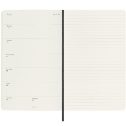 Kalender 18M WeekNote Soft Cover Pocket Black  in de groep Papier & Blokken / Kalenders en agenda's / 18 maanden agenda's bij Voorcrea (130879)