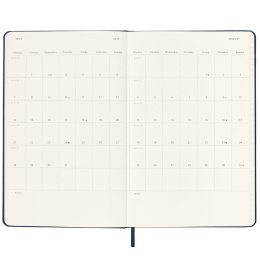 Kalender 18M Weekly Hard Cover Horisontell Pocket Black in de groep Papier & Blokken / Kalenders en agenda's / 18 maanden agenda's bij Voorcrea (130885)