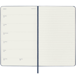 Kalender 18M WeekNote Hard Cover Pocket Sapphire Blue in de groep Papier & Blokken / Kalenders en agenda's / 18 maanden agenda's bij Voorcrea (130889)