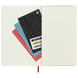 Kalender 18M WeekNote Soft Cover Pocket Red in de groep Papier & Blokken / Kalenders en agenda's / 18 maanden agenda's bij Voorcrea (130893)