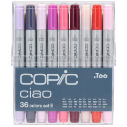 Ciao 36-set E in de groep Pennen / Kunstenaarspotloden en -stiften / Illustratiemarkers bij Voorcrea (130897)