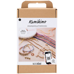 Kumihimo DIY-kit Vriendschapsarmbanden in de groep Creëren & Hobby / Creëren / Zelfgemaakte sieraden bij Voorcrea (131106)