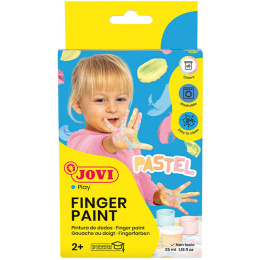 Vingerverf 6x35 ml Pastelkleuren (2 jaar+) in de groep Kids / Knutselspullen en verf voor kinderen / Vingerverf bij Voorcrea (131126)