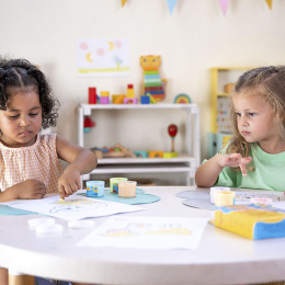 Vingerverf 6x35 ml Pastelkleuren (2 jaar+) in de groep Kids / Knutselspullen en verf voor kinderen / Vingerverf bij Voorcrea (131126)