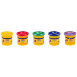 Zachte boetseerklei 5x110g Basiskleuren in de groep Kids / Knutselspullen en verf voor kinderen / Creëren met klei bij Voorcrea (131132)