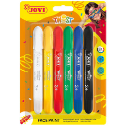 Face colours Schroefkrijtjes 6-set (3 jaar+) in de groep Kids / Knutselspullen en verf voor kinderen / Gezichtsverf bij Voorcrea (131272)
