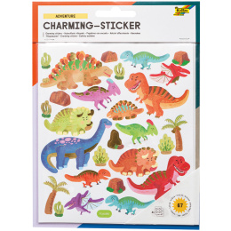 Sticker Dino/Ruimte 2 Vellen in de groep Kids / Leuk en leerzaam / Stickers bij Voorcrea (131547)