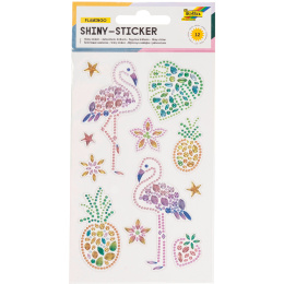 Diamantsticker Flamingo 1 Vel in de groep Kids / Leuk en leerzaam / Stickers bij Voorcrea (131551)