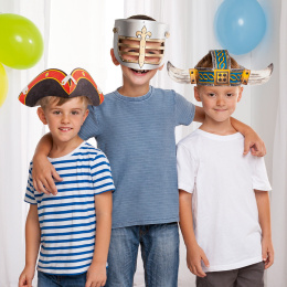 Kinder Maskers Avontuur 3-pack in de groep Kids / Leuk en leerzaam / Kinderfeestjes bij Voorcrea (131579)