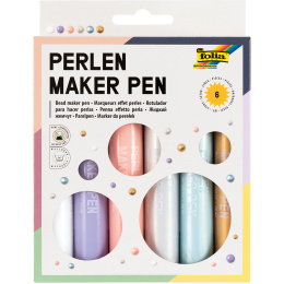 Parelmaker Pen 6-pack in de groep Kids / Leuk en leerzaam / Glitter en pailletten bij Voorcrea (131620)