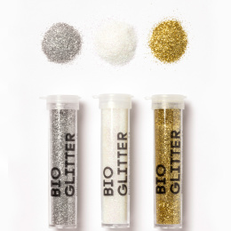 Bio Glitter Mix Sterrenstof 5-pack in de groep Kids / Leuk en leerzaam / Glitter en pailletten bij Voorcrea (131638)