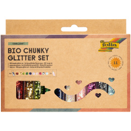 Bio Glitter Flakes 10-pack in de groep Kids / Leuk en leerzaam / Glitter en pailletten bij Voorcrea (131641)