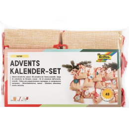 Adventskalender Kit Jute 24-pack in de groep Creëren & Hobby / Creëren / Knutselen en DIY bij Voorcrea (131642)