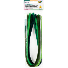 Chenilledraad Groen 10-pack in de groep Creëren & Hobby / Creëren / Knutselen en DIY bij Voorcrea (131649)