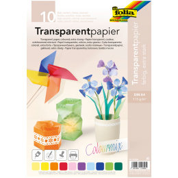 Transparant Papier 115 g/m² 10-pack in de groep Kids / Leuk en leerzaam / Knutselpapier & Tekenblok voor kinderen bij Voorcrea (131658)